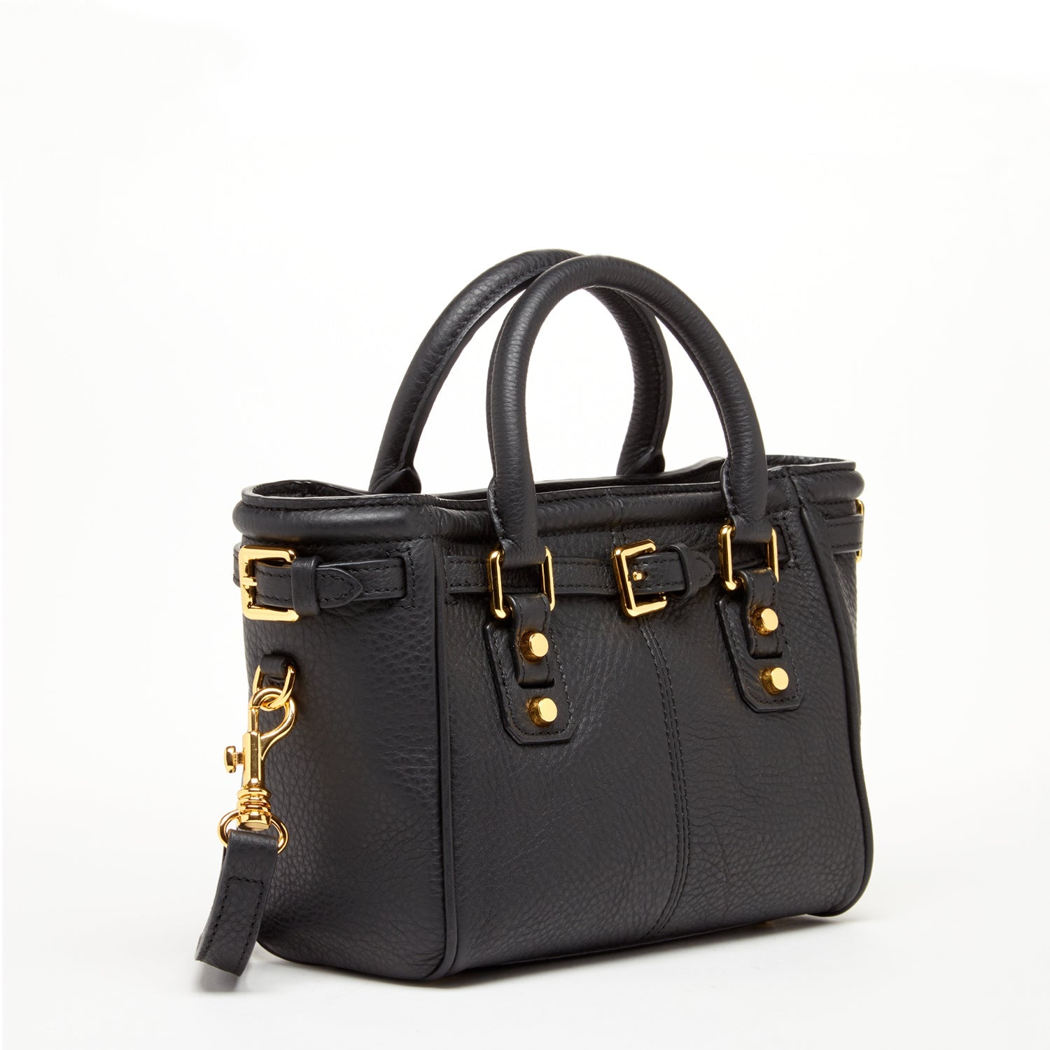 SUSU Top Handle Leather Satchel Bag Black Purse Crossbody Bag for Women