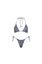 Waikiki Triangle String Bikini Set Snake