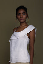 Wandering Wave Shirt in White